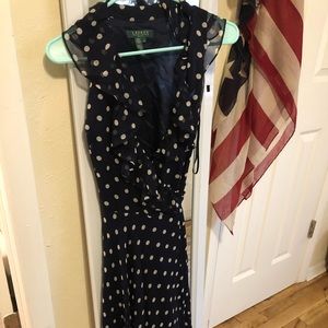 Wrap Ralph Lauren polka dot dress